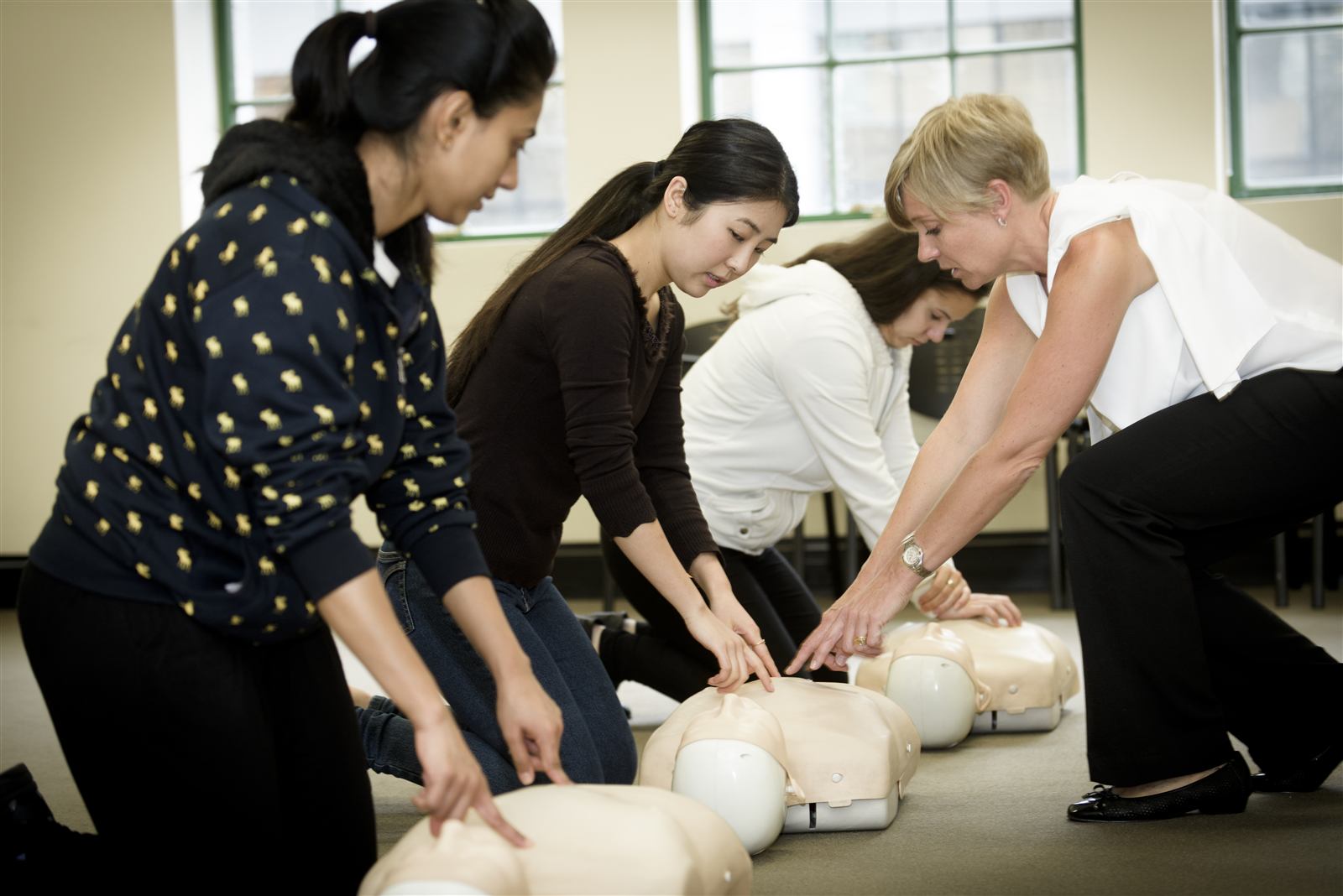CPR training class in Newcastle